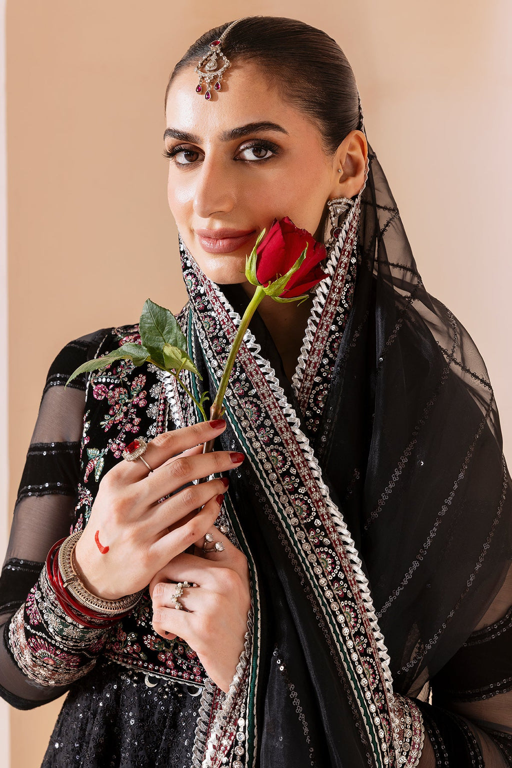 Embroidered Velvet Formal CVF D-10