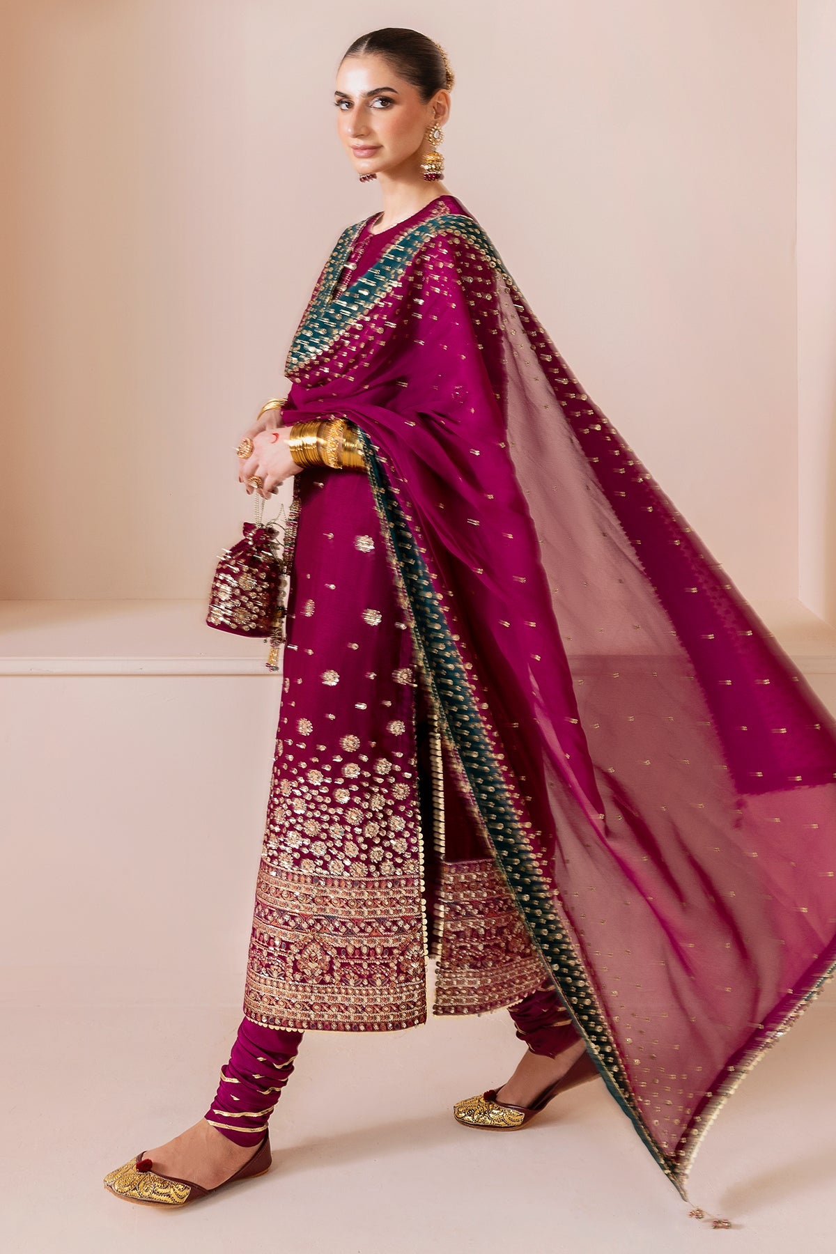 Embroidered Velvet Formal CVF D-02