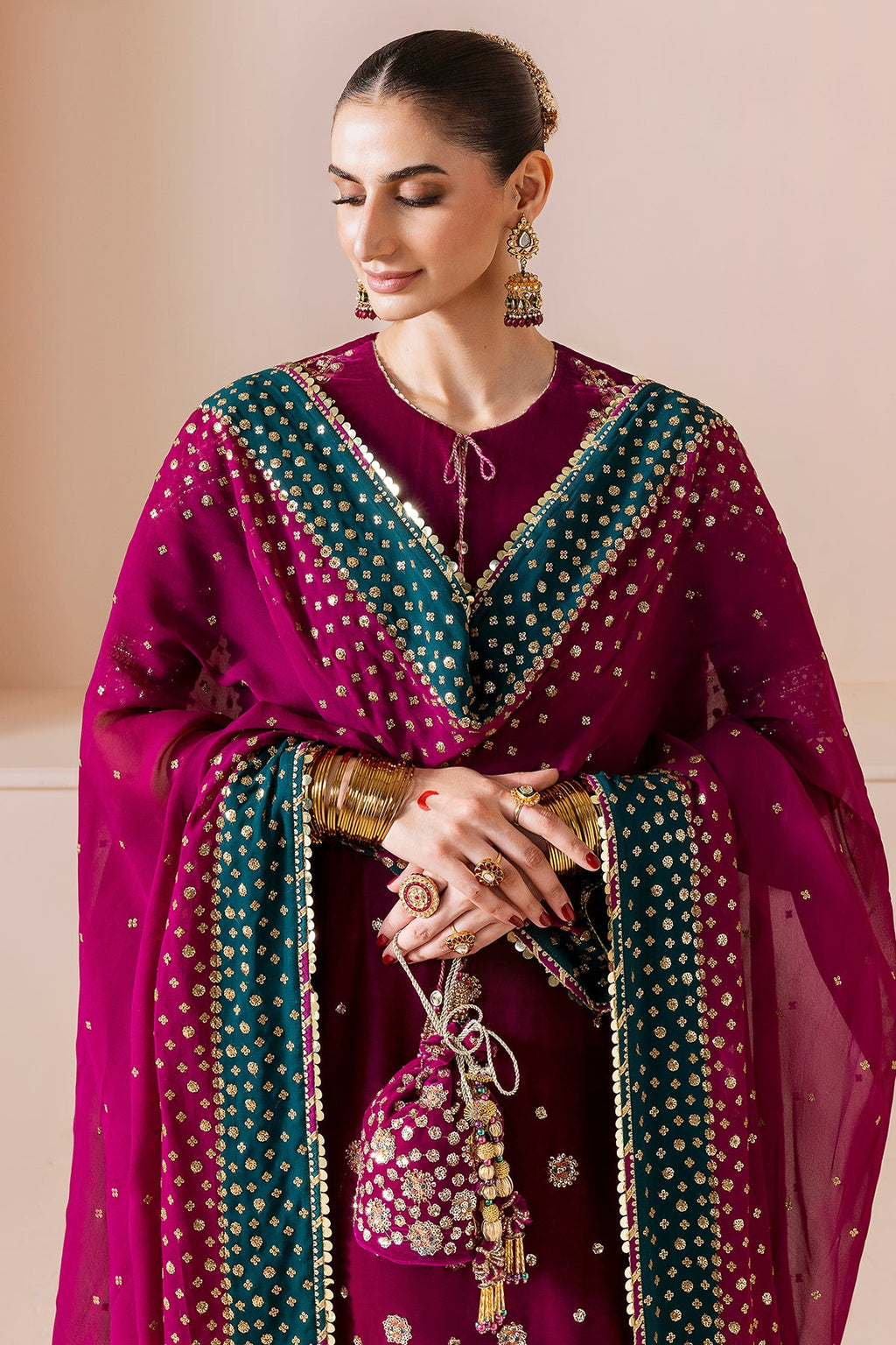 Embroidered Velvet Formal CVF D-02