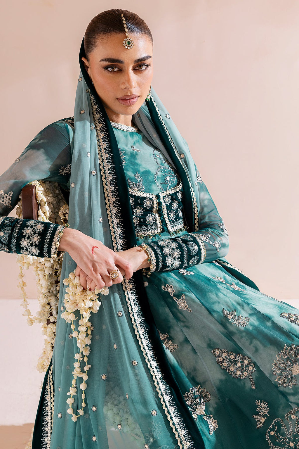 Embroidered Velvet Formal CVF D-06