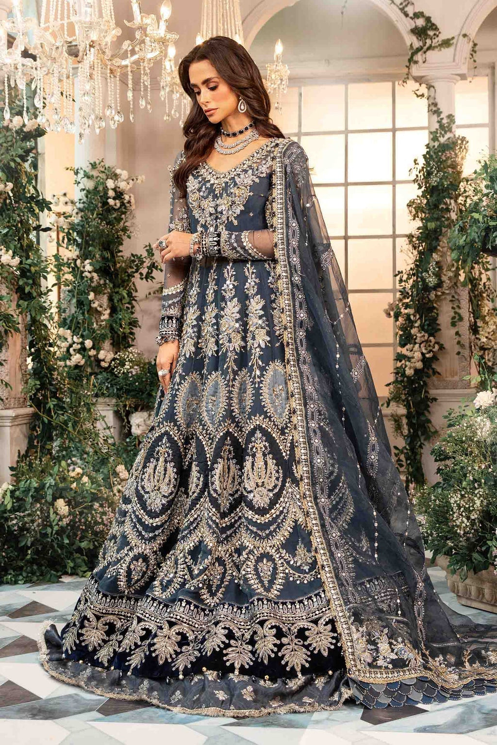 Maria B  | BD-2901-Dull Blue