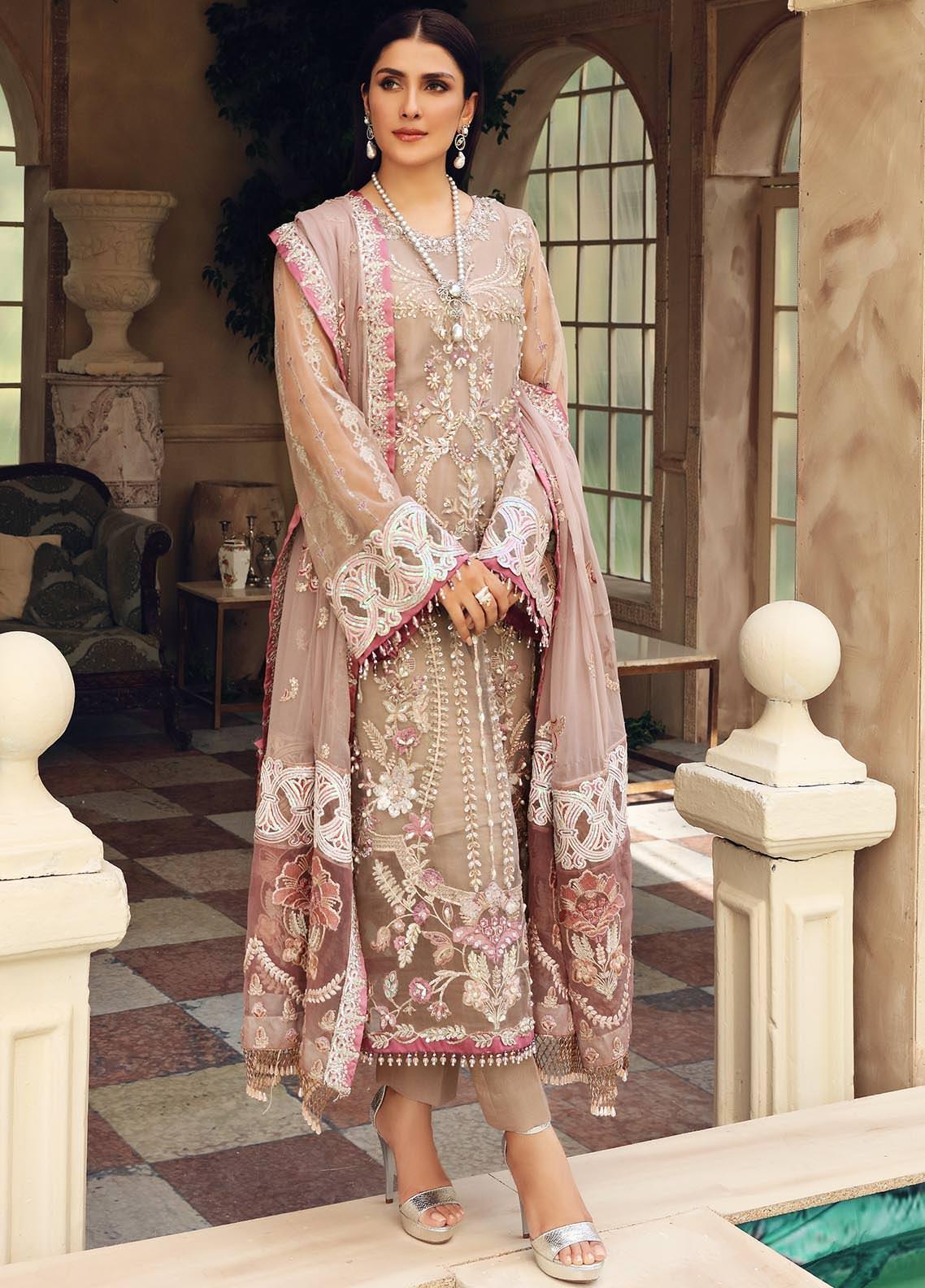Elaf Embroidered 3 Piece EL21CB EPC-04 Roseate