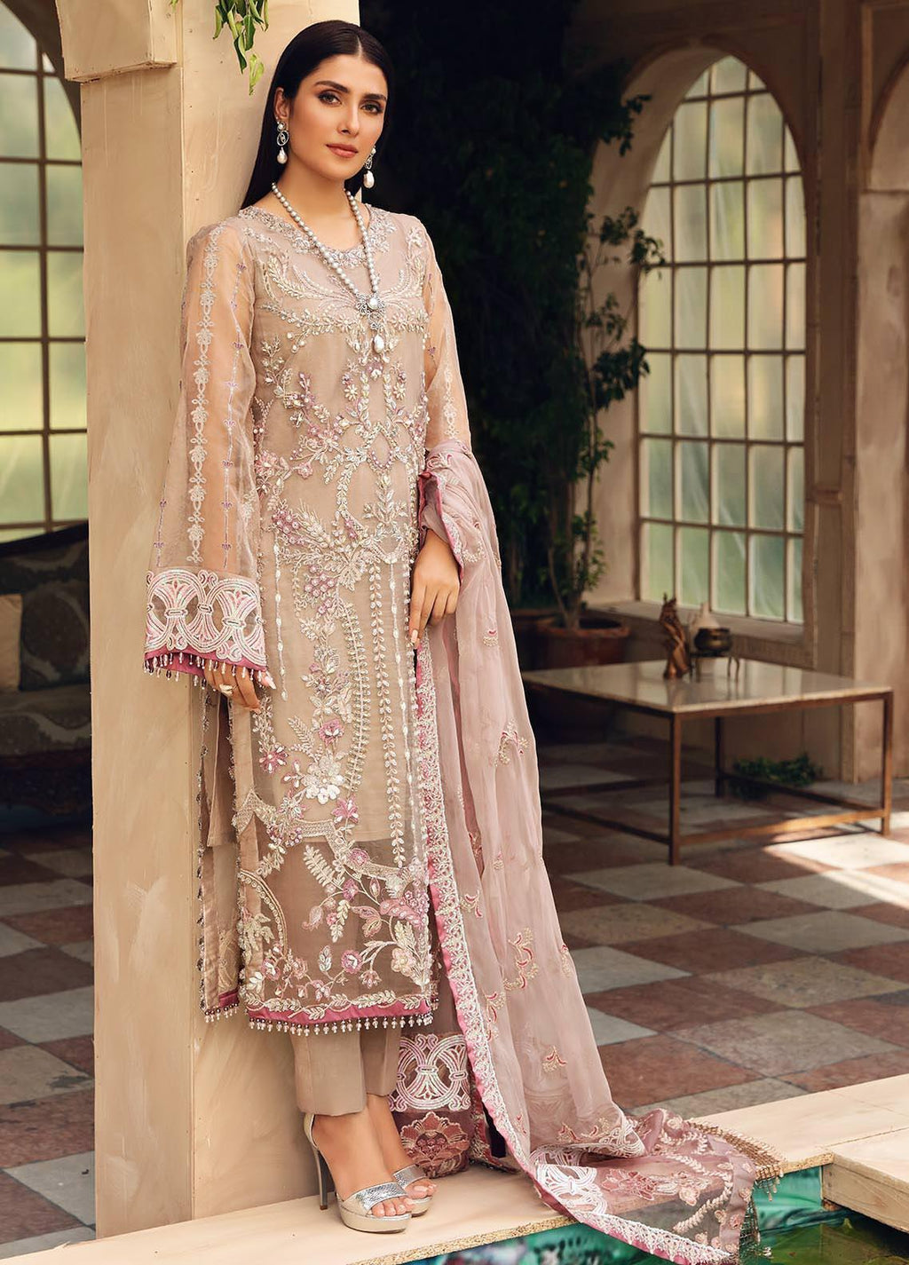 Elaf Embroidered 3 Piece EL21CB EPC-04 Roseate